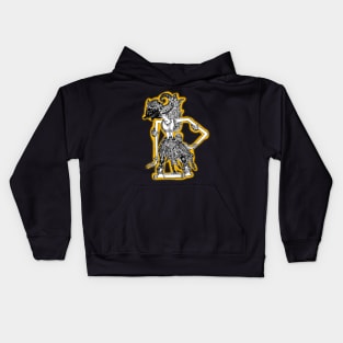 Javanese shadow puppet Kids Hoodie